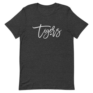 Tigers Script Font Bella Canvas Unisex t-shirt