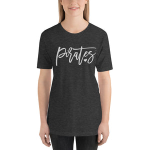 Pirates Script Font Bella Canvas Unisex t-shirt