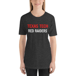 Distressed Texas Tech Red Raiders Bella Canvas Unisex t-shirt