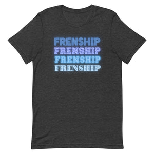 Neon Frenship Font Unisex t-shirt