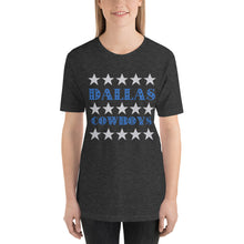 Load image into Gallery viewer, Star Studded Dallas Cowboys Bella Canvas Unisex t-shirt
