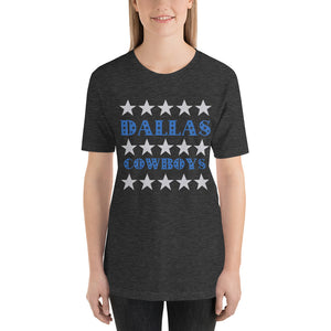 Star Studded Dallas Cowboys Bella Canvas Unisex t-shirt