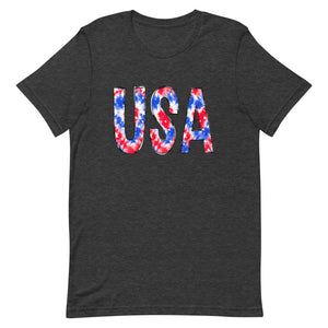 Tie Dye USA Bella Canvas Unisex t-shirt