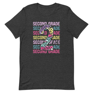 Second Grade Colorful Unisex t-shirt