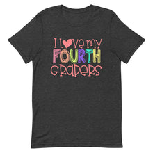 Load image into Gallery viewer, I love my 4th graders Bella Canvas Unisex t-shirt
