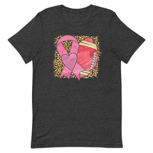 Load image into Gallery viewer, Breast Cancer Football Unisex t-shirt
