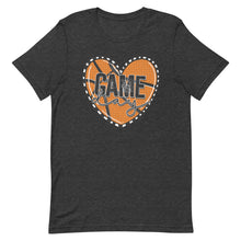 Load image into Gallery viewer, Basketball Heart Game Day Bella Canvas Unisex t-shirt
