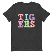 Load image into Gallery viewer, Tiger Stripe Color Letters Bella Canvas Unisex t-shirt
