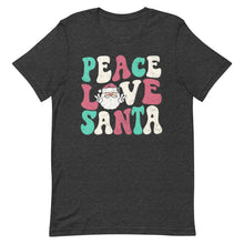 Load image into Gallery viewer, Peace Love Santa Bella Canvas Unisex t-shirt
