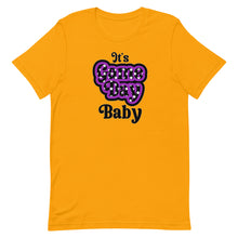 Load image into Gallery viewer, It&#39;s Game Day Baby Purple Font Bella Canvas Unisex t-shirt
