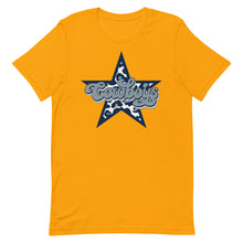 Load image into Gallery viewer, Dallas Leopard Star Cowboys Bella Canvas Unisex t-shirt
