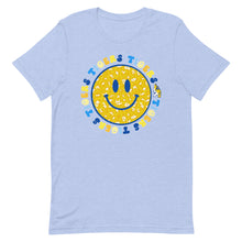 Load image into Gallery viewer, Tigers School Spirit Smiley Face Bellas Canvas Short-sleeve unisex t-shirt
