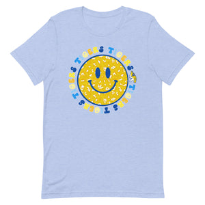 Tigers School Spirit Smiley Face Bellas Canvas Short-sleeve unisex t-shirt