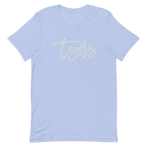 Tigers Script Font Bella Canvas Unisex t-shirt