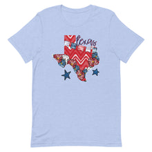 Load image into Gallery viewer, Patriotic Texas Bella Canvas Unisex t-shirt
