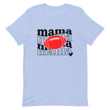 Load image into Gallery viewer, Football Mama Red Football Bella Canvas Unisex t-shirt
