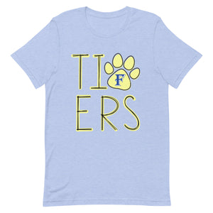 Tigers F Paw Bella Canvas Unisex t-shirt