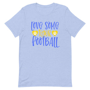 Love Some Tiger Football Bella Canvas Unisex t-shirt