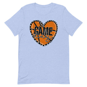 Basketball Heart Game Day Bella Canvas Unisex t-shirt