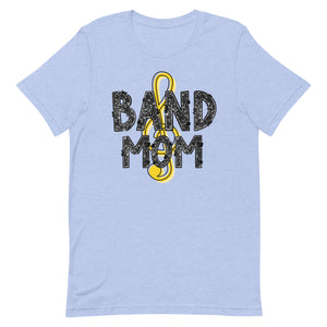 Band Mom Faux Glitter Letters Unisex t-shirt