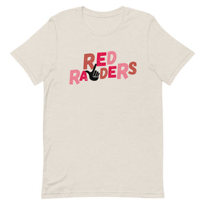 Red Raiders Guns Up Bella Canvas Unisex t-shirt