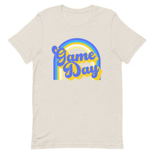 Load image into Gallery viewer, Retro Rainbow Game Day Bella Canvas Unisex t-shirt
