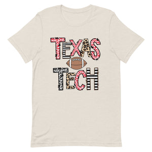 Texas Tech Football Bella Canvas Unisex t-shirt