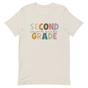Block Second Grade Bella Canvas Unisex t-shirt
