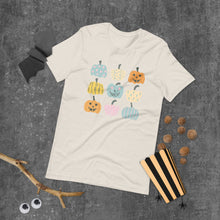 Load image into Gallery viewer, Multi Pumpkin Bella Canvas Unisex t-shirt
