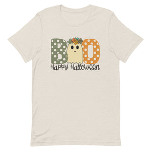 Boo Happy Halloween Bella Canvas Unisex t-shirt