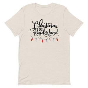 Christmas in Raider Land Unisex t-shirt