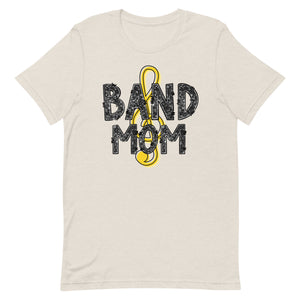 Band Mom Faux Glitter Letters Unisex t-shirt