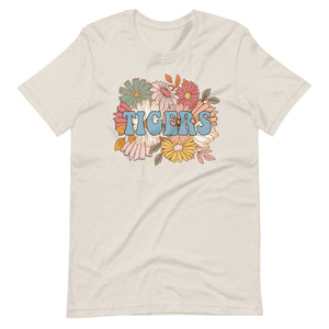 Floral Tigers Bella Canvas Unisex t-shirt