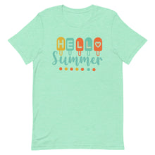 Load image into Gallery viewer, Hello Summer Popsicle Bella Canvas Unisex t-shirt
