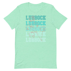 Leopard Lubbock Cotton Bella Canvas Unisex t-shirt