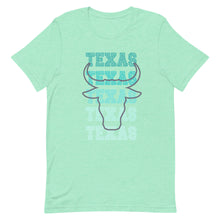 Load image into Gallery viewer, Texas Leopard Horns Bella Canvas Unisex t-shirt
