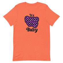 Load image into Gallery viewer, It&#39;s Game Day Baby Purple Font Bella Canvas Unisex t-shirt
