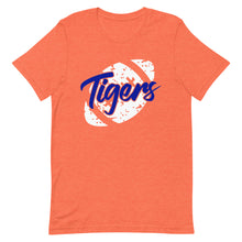 Load image into Gallery viewer, Distressed Tigers Football Royal Blue Bella Canvas Unisex t-shirt
