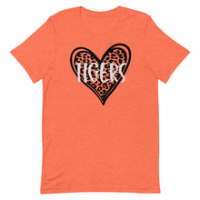 Load image into Gallery viewer, Tigers Leopard Heart Bella Canva Unisex t-shirt
