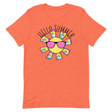 Load image into Gallery viewer, Hello Summer Sunshine Bella Canvas Unisex t-shirt
