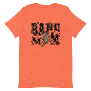 Band Mom Lighting Bolt Bella Canvas Unisex t-shirt