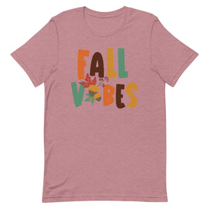 Fall Vibes Acorn Bella Canvas Unisex t-shirt