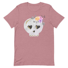 Load image into Gallery viewer, Floral Skull Bella Canvas Unisex t-shirt
