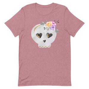 Floral Skull Bella Canvas Unisex t-shirt