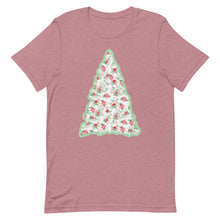 Load image into Gallery viewer, Shabby Chic Christmas Tree Unisex t-shirt
