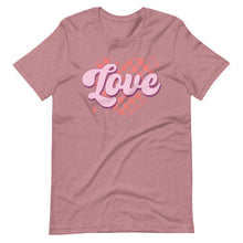 Load image into Gallery viewer, Retro Heart Love is all you need Bella Canvas Unisex t-shirt
