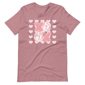 XOXO valentines bell canvas Unisex t-shirt