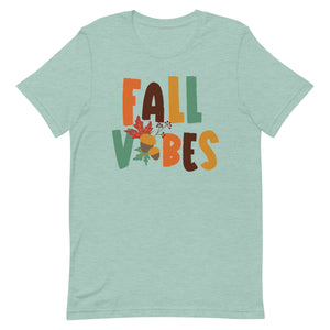 Fall Vibes Acorn Bella Canvas Unisex t-shirt