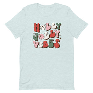 Holly Jolly Vibes Bella Canvas Unisex t-shirt