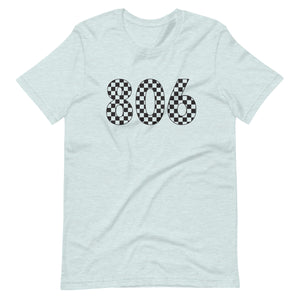 806 Checkered Bella Canvas Unisex t-shirt